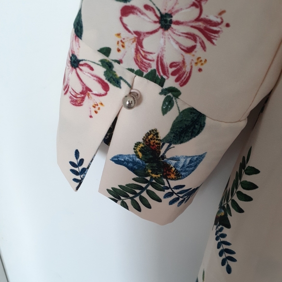 H&M 3 Quarter Sleeve Floral Dress - Picture 4 of 4